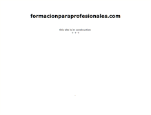 Tablet Screenshot of formacionparaprofesionales.com